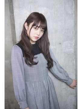 サロンドミルク 原宿(salon de MiLK) 【salon de MiLK 原宿】透明感×グレージュ×耳かけゆる巻きヘア