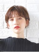 くせ毛風、春の大人センシュアルショート 【銀座】