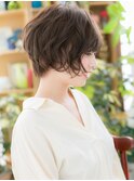 ★くせ毛風カールの小顔前下がりショートボブ20代30代40代★6!