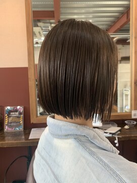 ルーファス 恵比寿 渋谷(Ruufus) 切りっぱなしミニボブ【Ruufus恵比寿渋谷】31516