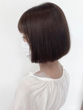 ヘアーアンドスパ フェリーチェ ミチ 野田屋町店(HAIR&SPA felice MICHI) こだわりボブ・秋カラー