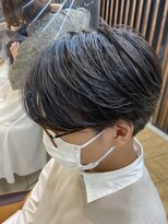 クオリス 上板橋店(QUALIS) 韓国風コンマバングハンサムショート【ツーブロック×刈り上げ】