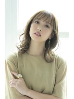 ミエル ヘア 新宿(miel hair)&nbsp;〈mielhair新宿〉大人可愛いゆるふわミディ　TOKIO