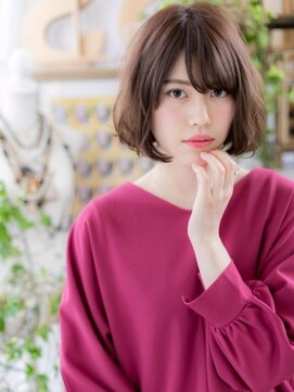 カバーヘア ブリス 戸田公園西口店(COVER HAIR bliss) ★大人可愛いアッシュピンクくせ毛風抜け感ボブ20代30代40代★8