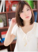 黒髪も◎斜めバングナチュラル小顔ワンカールc5浦和20代30代40代