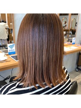 カノエ 福岡香椎店(canoe) 韓国スタイル/艶髪/外ハネボブ/髪質改善縮毛矯正/香椎/千早