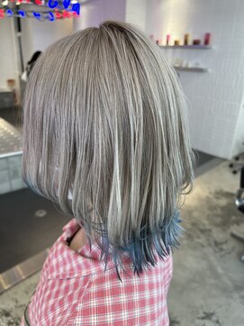 ゲーム 原宿店(GAME) ウルフカット/ダブルカラー/ケアブリーチ/髪質改善/原宿