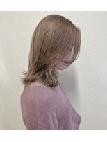 ヘアーアンドメイク シーク 吉祥寺(HAIR&MAKE SeeK)&nbsp;【seek吉祥寺】ブリーチあり『ホワイトベージュ』