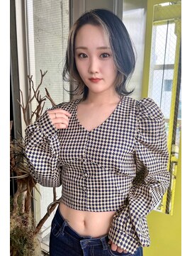 ガルボ ヘアー(garbo hair) ハイライトフェイスフレーミング高知美容院10代20代