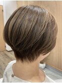 馴染ませショートボブ
