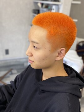 ジェイドット(J.) おしゃれボウズ オレンジカラー