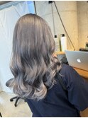 艶髪×プラチナグレージュ