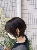 伸ばしかけウルフボブ
