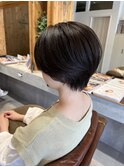 美髪結べるボブボブウルフミニウルフ薄めバング斜めバング