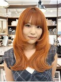ROUIS 津田沼 顔まわりウルフ×オレンジ