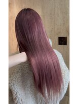 シイム(CYM)&nbsp;ブリーチなしダブルカラー/チェリーピンク/ストレートロング