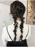 メルティカラーフェミニンロング似合わせカット