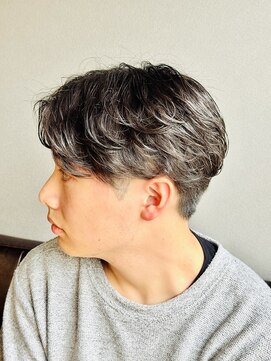 ライム(RHYME) フェザーパーマ/10代/20代/30代/メンズカット/ニュアンスパーマ