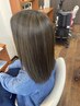 人気でお得な白髪ぼかしハイライト＋カット＋UPTOGLOSS水素トリートメント