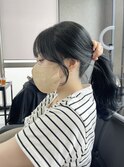 顔周りカット/前髪カット/韓国ヘア#浜松駅#カラー#ブリーチ