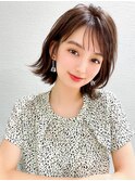 ひし形ショートボブレイヤーイメチェン美髪ホワイトブロンド