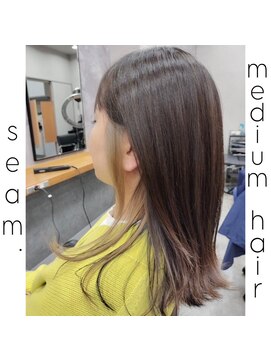 シーム(seam.) 長さは変えないイメチェン