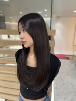 リゼル ユア 渋谷(RISEL YUA)&nbsp;エクステで作る韓国風ロングレイヤーカット