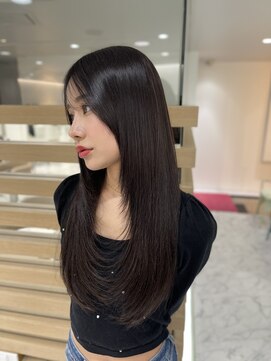 リゼル ユア 渋谷(RISEL YUA) エクステで作る韓国風ロングレイヤーカット