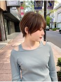 ♪ミニウルフレイヤーカット顔周り前髪韓国ショートボブ/池袋