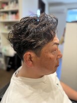 理容 うめむら&nbsp;フェザーパーマ/メンズカット/メンズパーマ/理容/旭川/眉毛/床屋