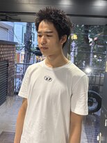 アウル 心斎橋(owl)&nbsp;【ツイストパーマ×スパイキーショート】短髪/メンズカット