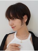 美シルエットショート/小顔ショート
