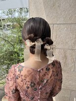 髪屋 紬&nbsp;タイトツイン/ヘアアレンジ