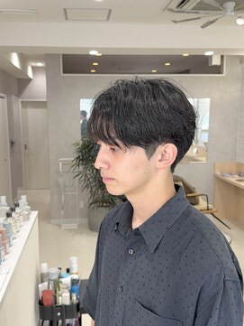 メレ 仙台(Mele) シースルーマッシュ/フェザーパーマ/メンズパーマ