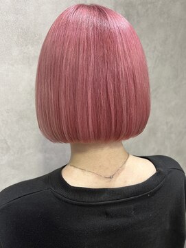 ルノン(LUNON) アプリコットオレンジくびれヘアハイライトカラー熊本