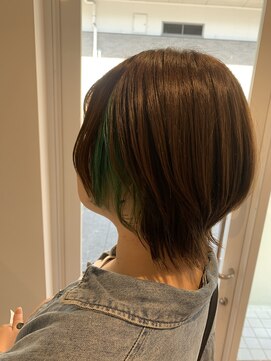 ルルバイアズール 草加店(LULU by azule) イヤリングカラー，グリーン，エメラルドグリーン【草加】