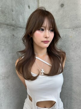 ロンド マーレ 天神大名店(Lond mare) 暗めカラー/デザインカラー/フェイスフレーミング/ミディアム