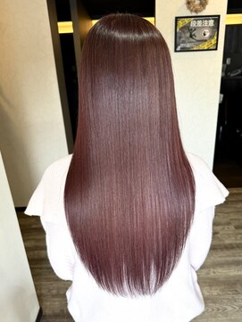 スカイ(SKY) 透明感カラー/髪質改善/縮毛矯正/韓国風レイヤーカット