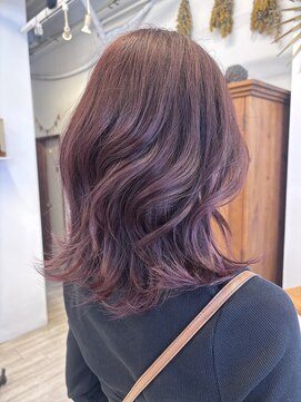 フラバー(flover) ブリーチなしダブルカラーでできるカシスブラウン【miyabi】