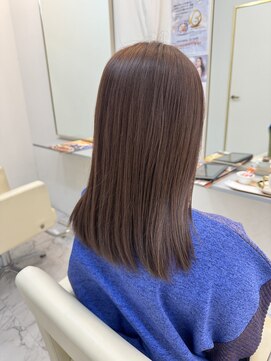 透明感ベージュカラー