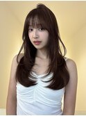 レイヤー/レイヤーカット/渋谷/ラベンダー/ブラウン