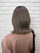 レーベン(Leben)&nbsp;#外ハネボブ #アッシュブラウン #透明感カラー