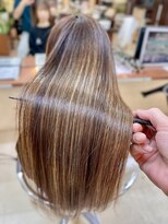 ビーワンヘアー 藤井寺 土師ノ里(B1hair)&nbsp;髪質改善カラーとハイライト
