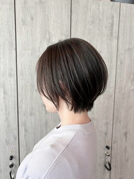 ヘアーリゾートノーブル(Hair Resort Noble) ふわっと軽いくびれショートボブ