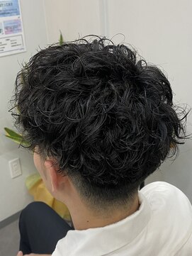 グラムヘアー(glam hair) メンズツーブロックツイスパパーマ