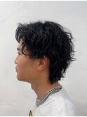 ウルフ×ツイストスパイラル[大宮ショート/ショート/MEN'S/ボブ]