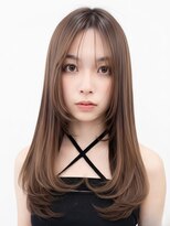メラク バイ コア(Merak by CoRe.gn) 韓国風レイヤーロング◎暖色カラー愛され小顔ヘア春カラー