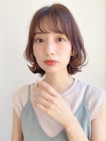 トゥーナ 表参道(tona)&nbsp;ミディアムレイヤー、外ハネボブ、グレージュ、脱白髪染め☆