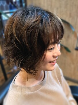 ヘアー クリエイト カルバリ(HAIR CREATE Calbari) ルーズカール×ボブ