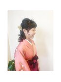 袴ヘア☆